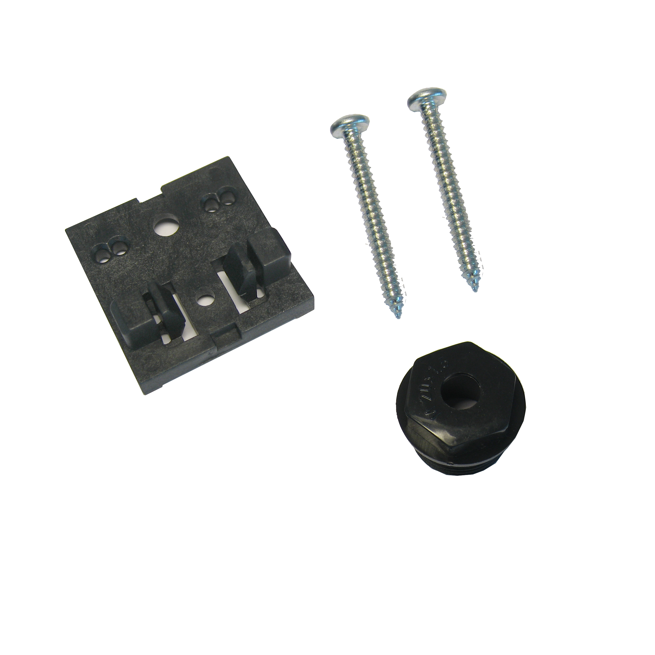 Abbildung Montagesatz für Türkontaktschalter: | Adapter für TS, 2 Schrauben, Würgenippel