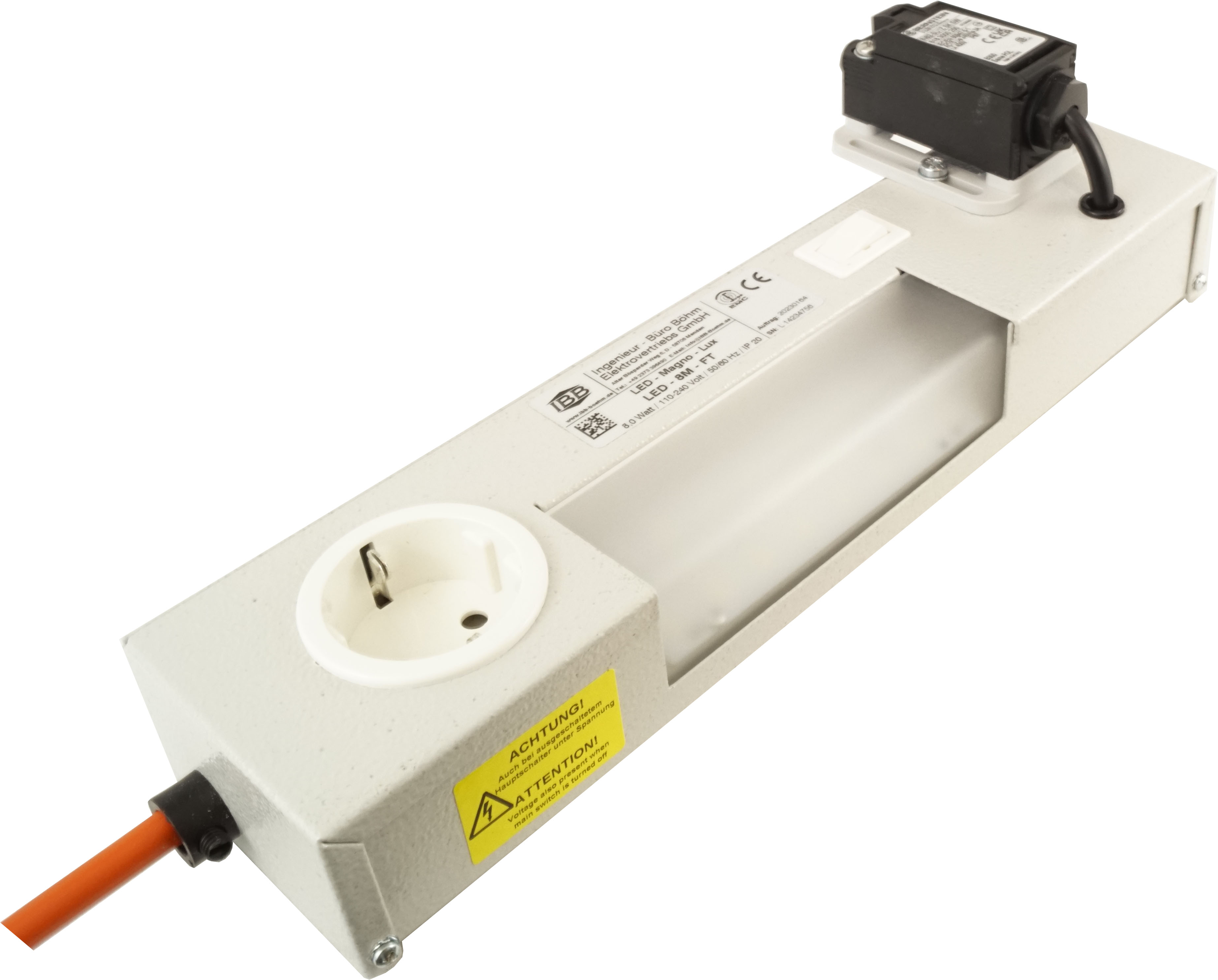 LED Schaltschrankleuchte LED-Magneto-Lux 8 Watt, 110-240 Volt/50  